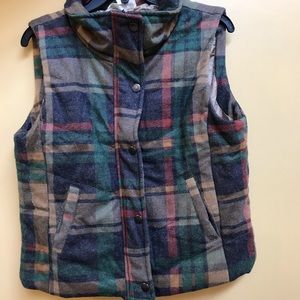 Plaid vest